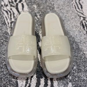 Tory Burch Clear Jelly slides